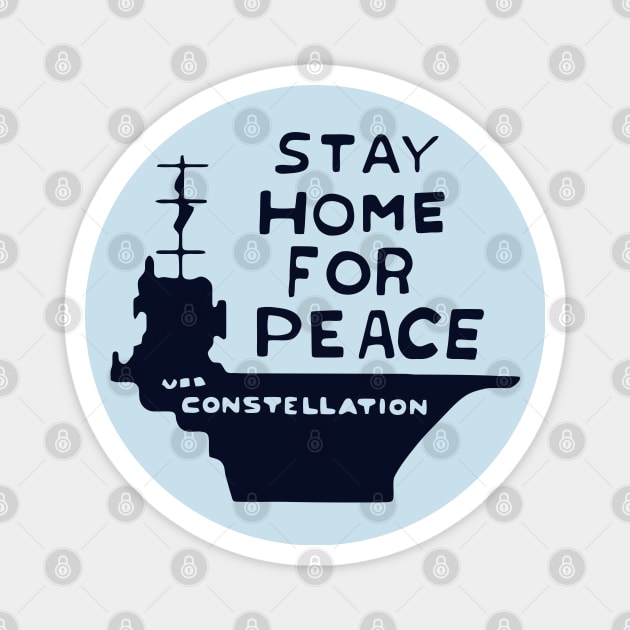 Stay Home For Peace // Joan Baez Hippie Tribute Magnet by darklordpug